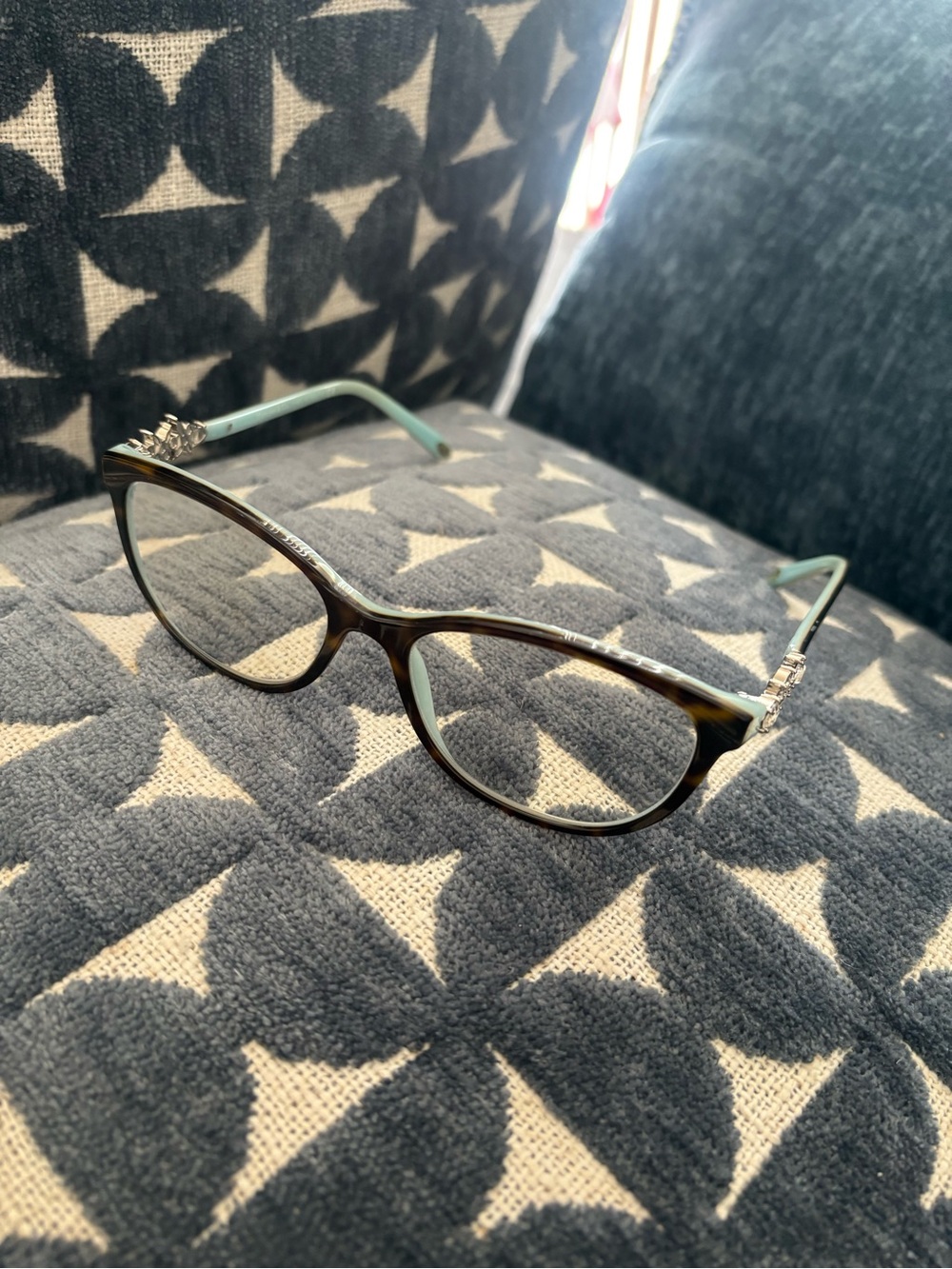Stylish Women's Tiffany & co Cat-Eye Reading Glasses - Dark Tortoiseshell